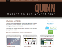 Tablet Screenshot of huxburyquinn.com.au